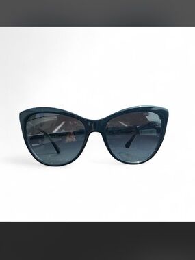 Emporio Armani Black Gradient Oversized cat eye Women's Sunglasses